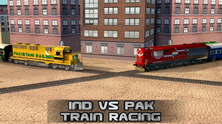 India VS Pakistan Train racing для Android — скриншот 2