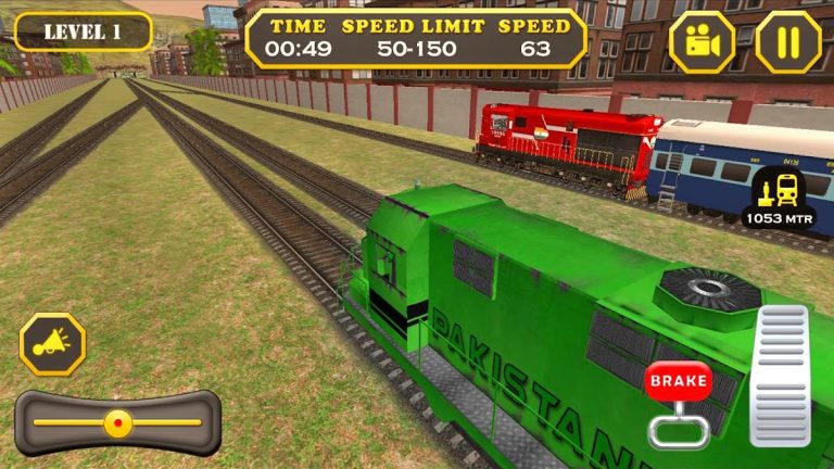 India VS Pakistan Train racing для Android — скриншот 4