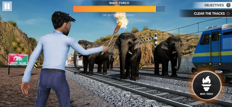 Indian Train Simulator для iOS — скриншот 2