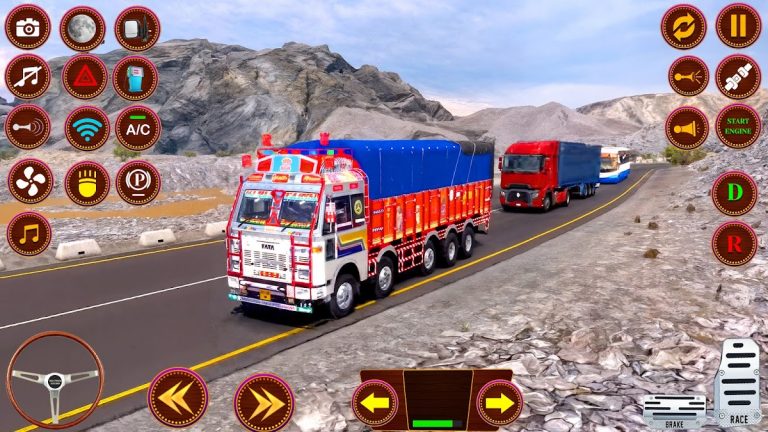 Indian Truck Offroad Cargo 3D для Android — скриншот 2