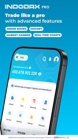 Indodax Crypto Simple & Secure для Android — скриншот 3