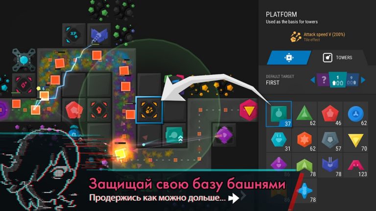 Infinitode 2 — Tower Defense — скриншот 1