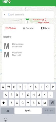 Info Transport București для iOS — скриншот 2