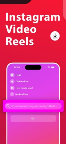 InstaSave: скачать видео insta для iOS — скриншот 1