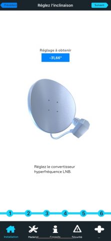 Installation parabole для iOS — скриншот 4