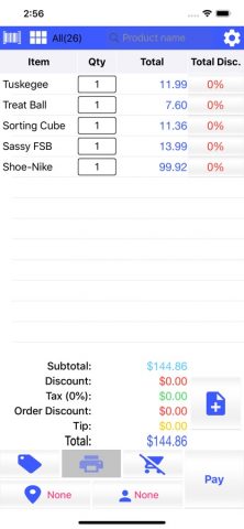 Instant Cash Register для iOS — скриншот 3