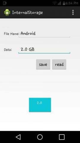 Internal storage для Android — скриншот 4