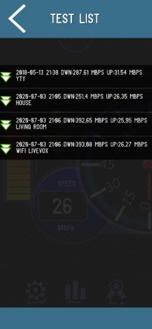 Internet Data Speed Meter для iOS — скриншот 3