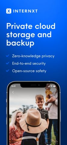 Internxt для iOS — скриншот 1