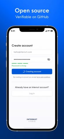 Internxt для iOS — скриншот 5
