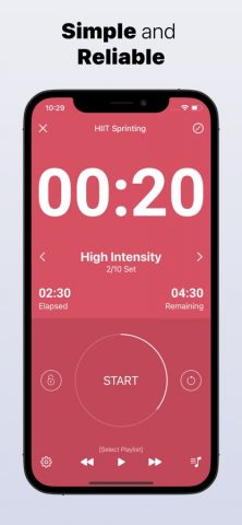 Interval Timer — Tabata Timer для iOS — скриншот 1
