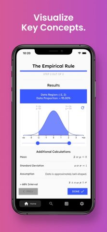 IntroStat — Statistics Solver для iOS — скриншот 2