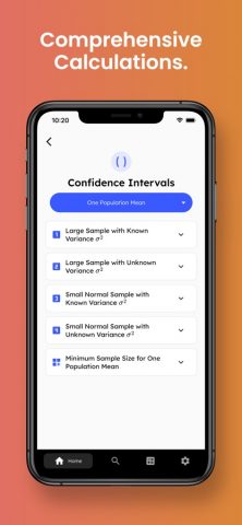 IntroStat — Statistics Solver для iOS — скриншот 3