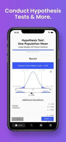 IntroStat — Statistics Solver для iOS — скриншот 5
