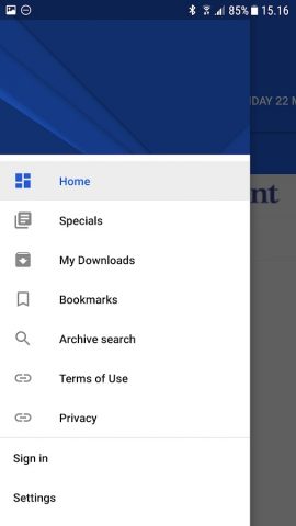 Irish Independent ePapers для Android — скриншот 1