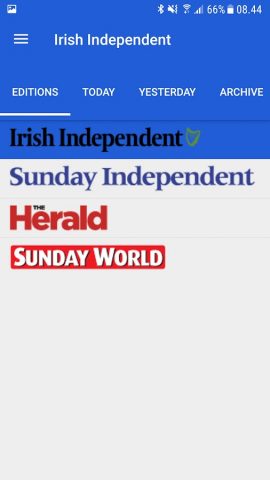 Irish Independent ePapers для Android — скриншот 2