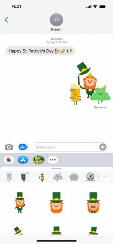 Irishmoji для iOS — скриншот 1