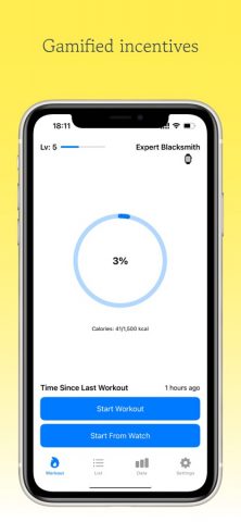 IronForge — Workout для iOS — скриншот 2