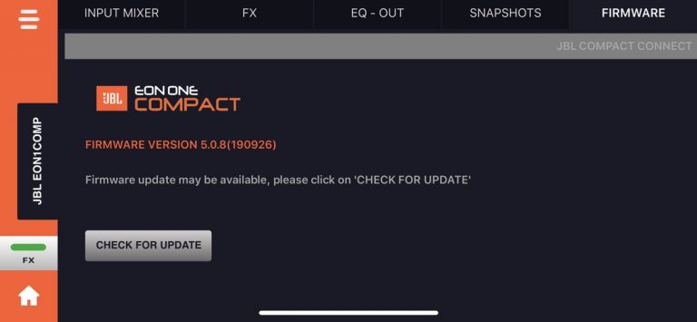 JBL Compact Connect для iOS — скриншот 4