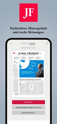 JUNGE FREIHEIT для iOS — скриншот 1