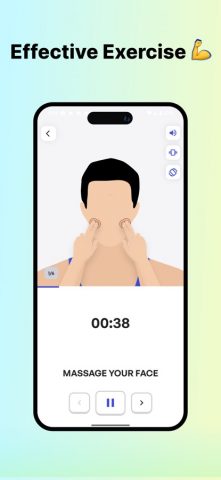 Jawline Exercises & Mewing для iOS — скриншот 2
