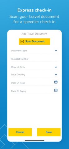 Jazeera Airways для iOS — скриншот 4