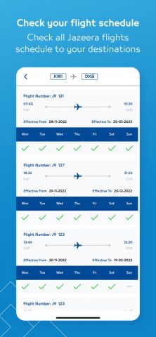 Jazeera Airways для iOS — скриншот 5