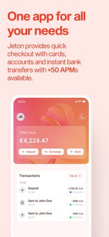 Jeton для iOS — скриншот 1