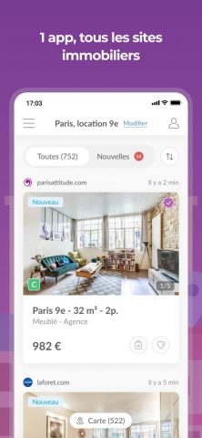 Jinka — Achat & Location Immo для iOS — скриншот 1