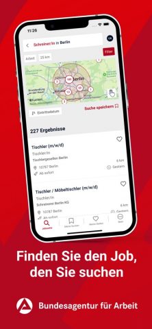 Jobsuche – Jobportal der BA для iOS — скриншот 1