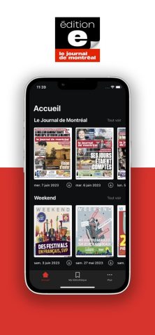 Journal de Montréal – EÉdition для iOS — скриншот 1