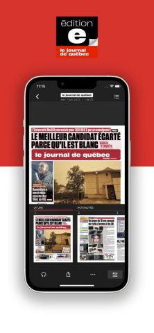 Journal de Québec – EÉdition для iOS — скриншот 2