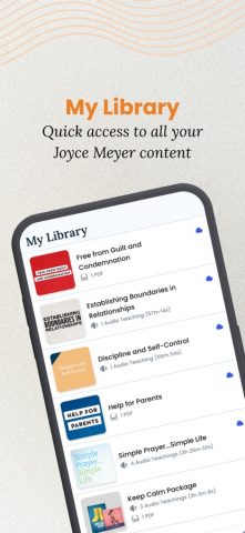 Joyce Meyer Ministries для iOS — скриншот 5