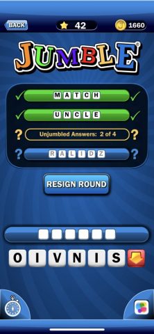 Just Jumble для iOS — скриншот 3