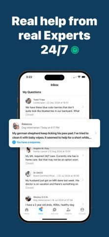 JustAnswer: Ask for help, 24/7 для iOS — скриншот 1