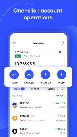 JustMarkets Trading для Android — скриншот 4