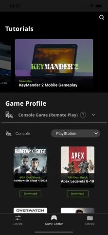 K2 Mobile Game Dock App для iOS — скриншот 1