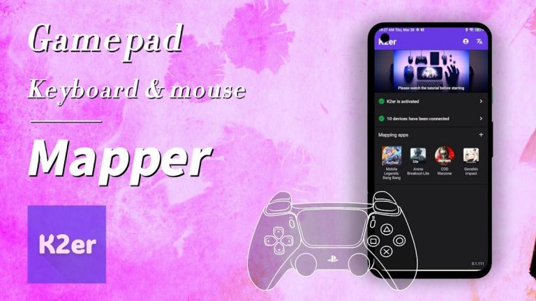 K2er — Gamepad Keyboard Mapper для Android — скриншот 1