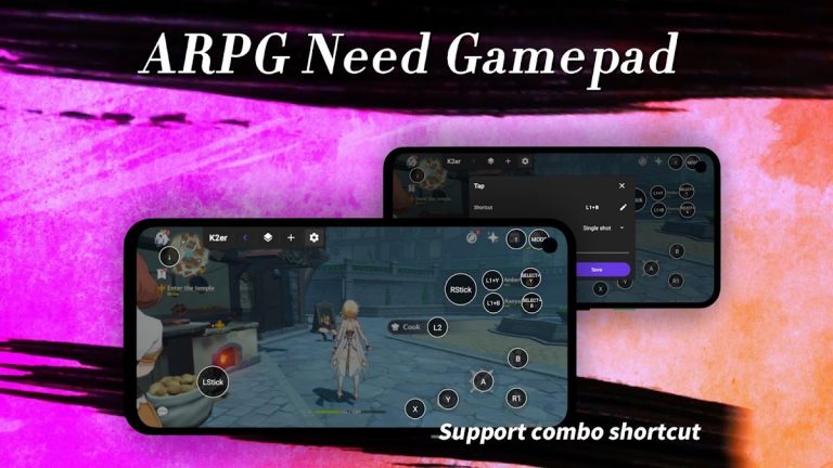 K2er — Gamepad Keyboard Mapper для Android — скриншот 2