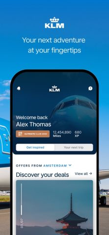 KLM — Забронируйте рейс для iOS — скриншот 1