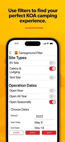 KOA Camping | RV, Cabin & Tent для iOS — скриншот 5