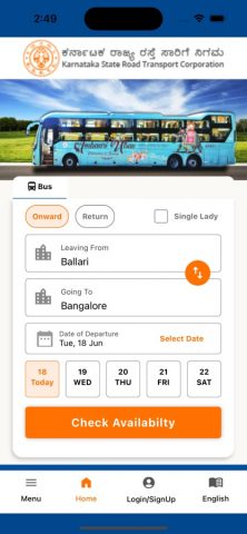 KSRTC AWATAR для iOS — скриншот 2