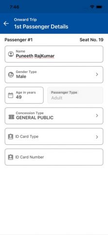 KSRTC AWATAR для iOS — скриншот 4