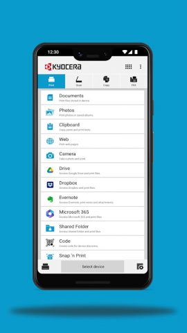 KYOCERA Mobile Print — скриншот 1