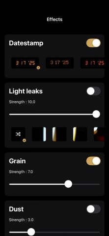 Kada Cam — камера с эффектами для iOS — скриншот 5
