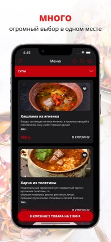 Кафе Мангал | Киров для iOS — скриншот 1