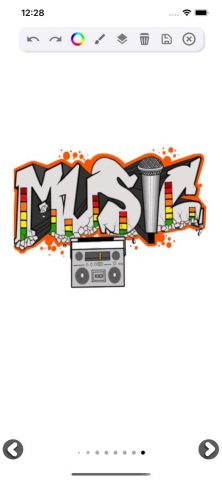 Как рисовать граффити для iOS — скриншот 5