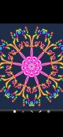 Kaleidoscope Drawing Pad для iOS — скриншот 4