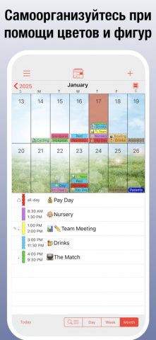 Календарь PocketLife для iOS — скриншот 4