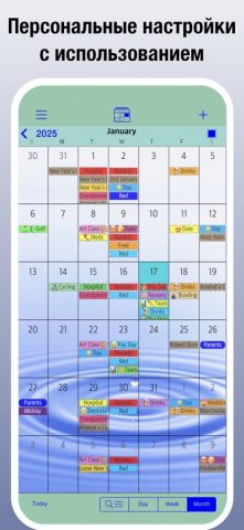 Календарь PocketLife для iOS — скриншот 5